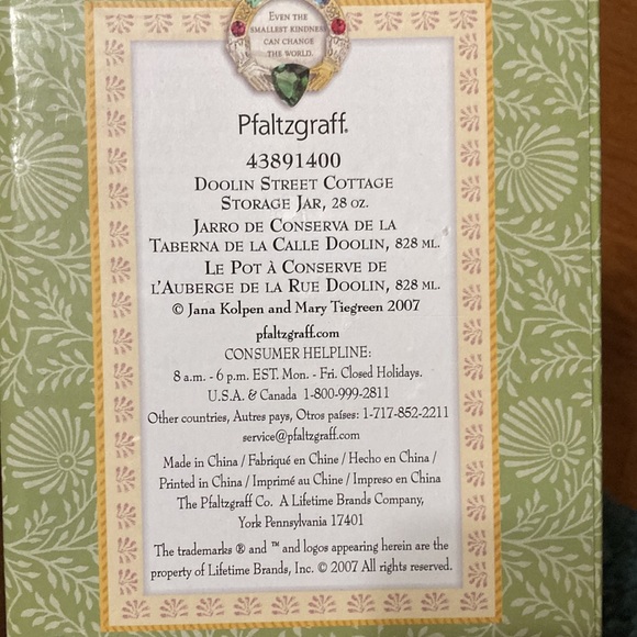 CIRCLE OF KINDNESS DOOLAN STREET COTTAGE STORAGE JAR - Picture 10 of 16